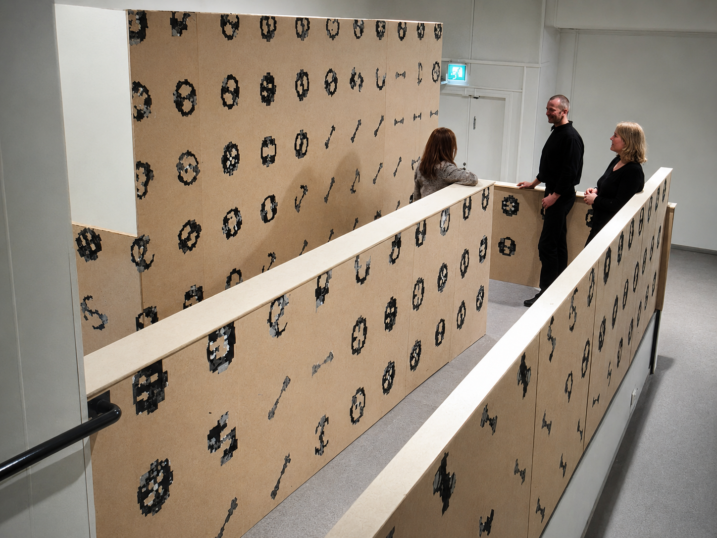 Face Off, 2002, installation view